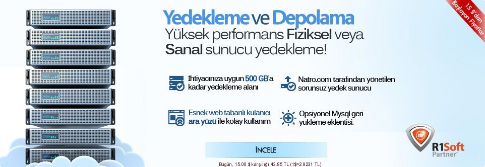 Yedekleme Alan�